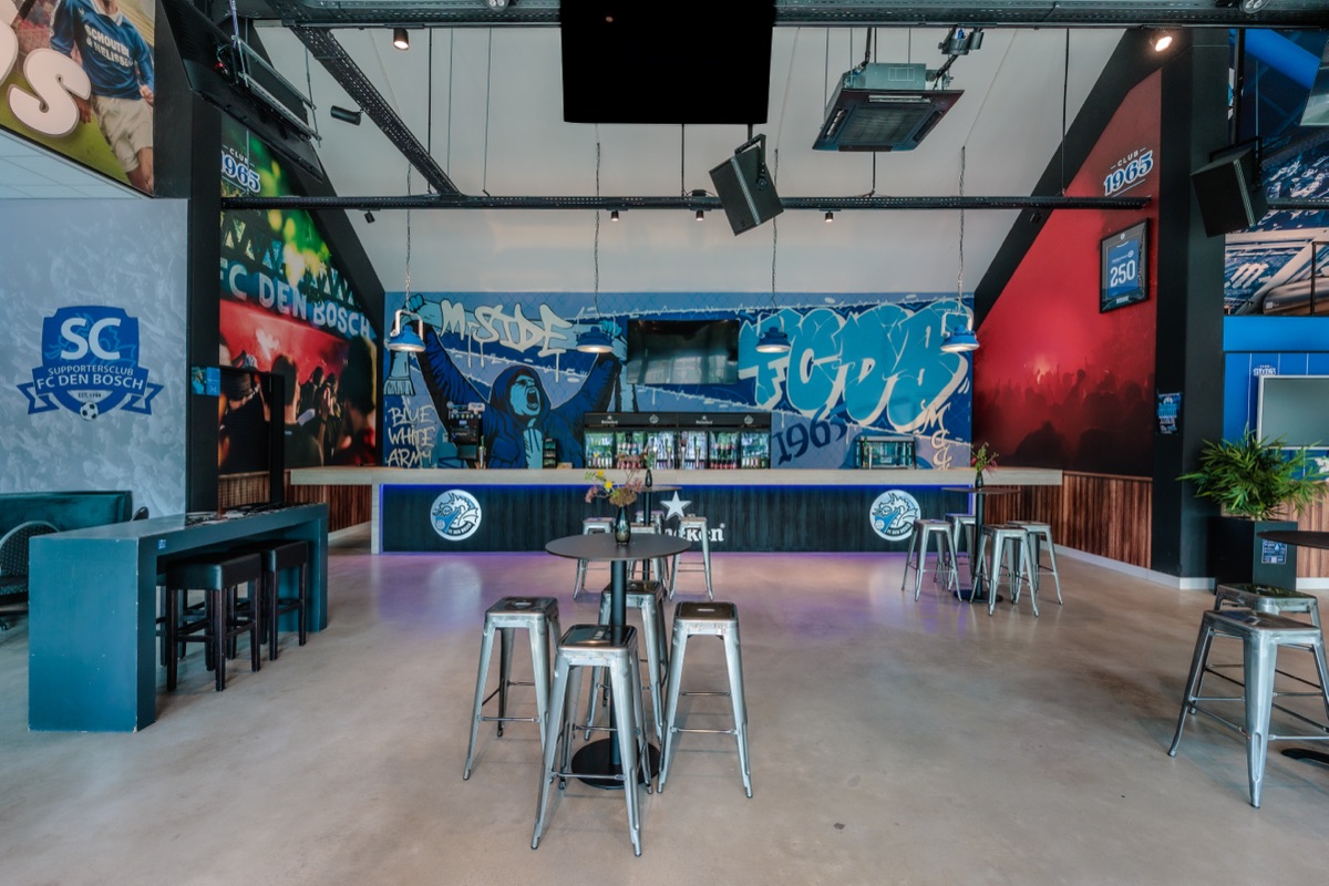 Supportershome evenementenlocatie Den Bosch